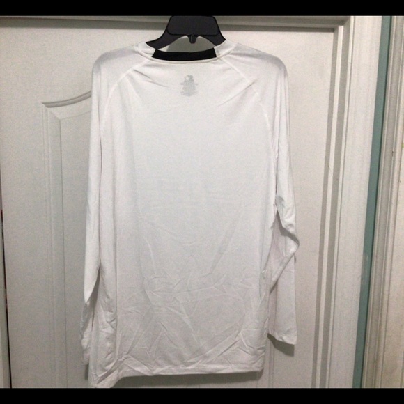 Starter Dri-Star White Long Sleeve Shirt. Size 2XL - Picture 3 of 9